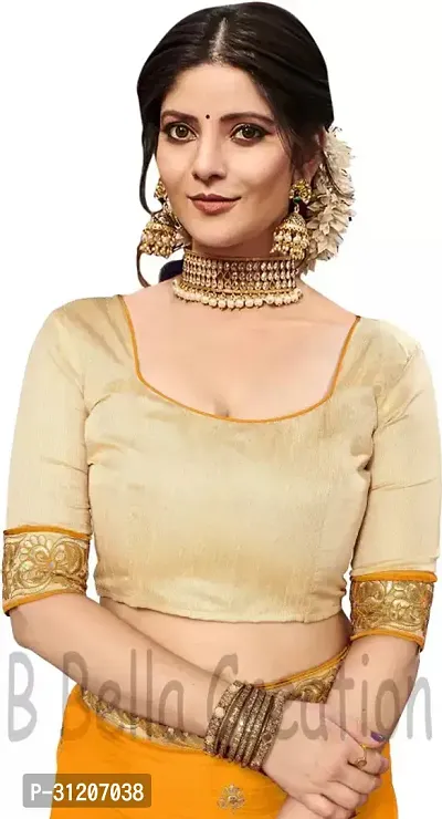 Stylish Georgette Saree With Blouse Piece For Women-thumb3