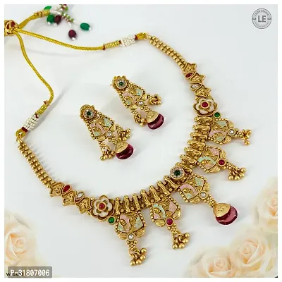 Golden Memories Antique Necklace Set