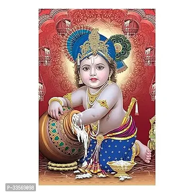 Baby Krishna Paper Poster for Pregnant Women-thumb0