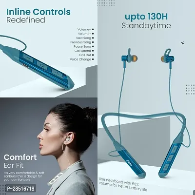 Modern Wireless Bluetooth Neckband with Mic-thumb2