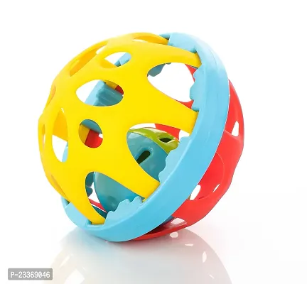 Baby Teether Tube Ball Loopi Toy Sensory Teething Toys for Babies Baby teether, Soothe Teething with Rattle 3-12 Months-thumb0