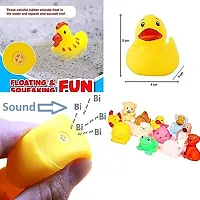 Plastic Baby Bath Chu Chu Colorful Animal Shape Toys For Kids Multicolor 12 PCS-thumb1