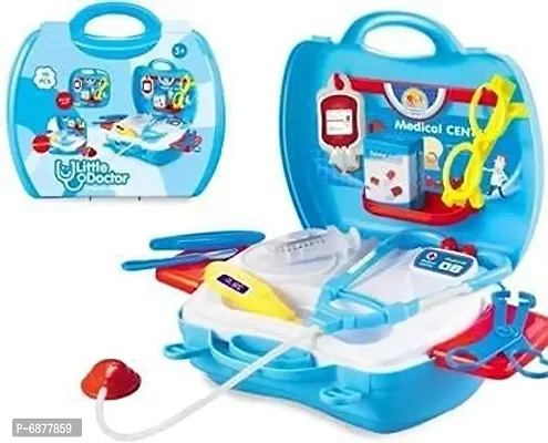 Pretend Play Doctor Play Sets for Boys/Girls/Kids | Medical Role Play Educational Toy | Pretend Play Toy Kit with Stethoscope and Carry Along Suitcase for Girls / Boys-thumb0