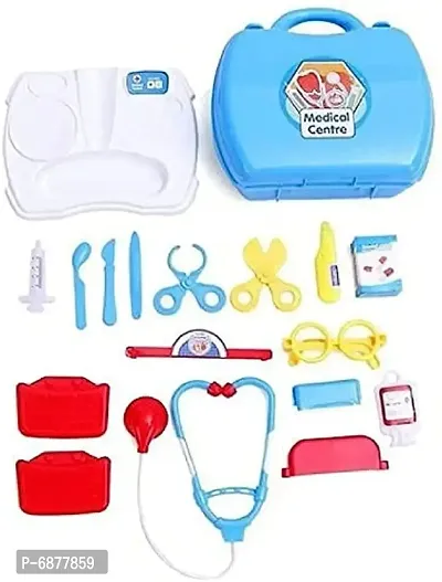 Pretend Play Doctor Play Sets for Boys/Girls/Kids | Medical Role Play Educational Toy | Pretend Play Toy Kit with Stethoscope and Carry Along Suitcase for Girls / Boys-thumb3