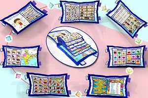 BHVMEY Alphabet, Numbers, Animals Learning Cushion Baby Pillow Book for Up to 1 Year Kids Boys and Girls-thumb1