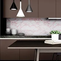 Glossy Marble Peach Color Elegant Look self Adhesive Wallpaper 200*60CM Decorative Wallpaper-thumb2