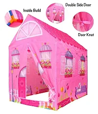 This play tent resembles a small home where kids would love to spend hours role-playing happily all by themselves or with their friends.  It is quite easy to set up and features One doors, giving much-thumb2