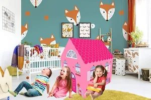 This play tent resembles a small home where kids would love to spend hours role-playing happily all by themselves or with their friends.  It is quite easy to set up and features One doors, giving much-thumb3