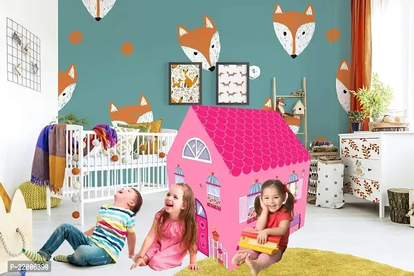 This play tent resembles a small home where kids would love to spend hours role-playing happily all by themselves or with their friends.  It is quite easy to set up and features One doors, giving much-thumb4