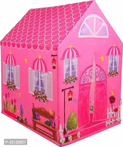 Playhouses Tent for Kids OutdoorIndoor Play Tent House for Kids 5 YrsAbove Water Extremely Light Weight Big Size Play House for GirlsBoys,Multicolor, Tent House Theme-thumb0