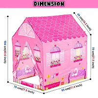 Play Tent House for Kids 3+ Years and Above Water Repellent Big Size Play House for Girls and Boys, Multicolor-thumb3