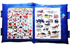 BHVMEY Alphabet, Numbers, Animals Learning Cushion Baby Pillow Book for Up to 1 Year Kids Boys and Girls Red Color-thumb3