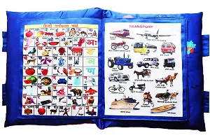 BHVMEY Alphabet, Numbers, Animals Learning Cushion Baby Pillow Book for Up to 1 Year Kids Boys and Girls Red Color-thumb2