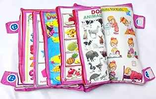 Learning Cushion Pillow Book for Kids | Includes English and Hindi Numbers, Animal Names-thumb2