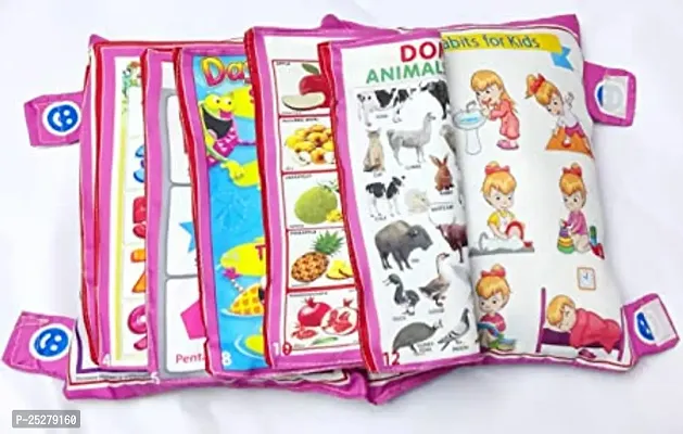 Learning Cushion Pillow Book for Kids | Includes English and Hindi Numbers, Animal Names-thumb3