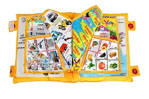 NEW Baby Learning Cushion Soft Pillow Cum Book with English and Hindi Alphabet, Color Name, Shape, Days, Week and Year, Body Parts Learning Cushion Book, Learning Experience for Kids-thumb4