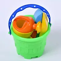 Beach Toy Set, Multicolored Beach Bucket Cum Gardening Activity Set with Hand Tools and Accessories, Summers Fun Activity hellip;-thumb3