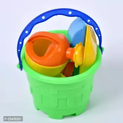 Beach Toy Set, Multicolored Beach Bucket Cum Gardening Activity Set with Hand Tools and Accessories, Summers Fun Activity hellip;-thumb4