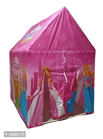 Princess Theme Play Theme Tent House for Kids Pink Color Pink-thumb0