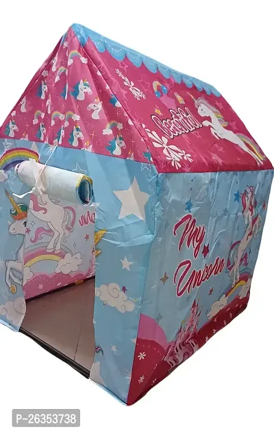 Jumbo Size Light Weight Kids Play Tent House for 3-13 Year Old Kids Girls and Boys-thumb5