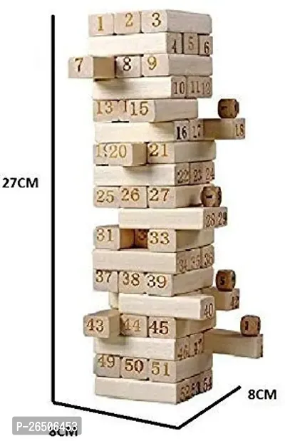 Original Jenga Game, Jenga Stacking Tower Game, Games for Kids  Families, Toys for Kids Ages 6+-thumb3