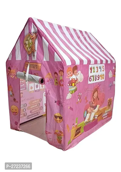 Playhouses Tent For Kids  with English  Alphabet, Numbers, Animal Names Kids Learning Toys  Play Tent House for 3-8 Year Old Girls and Boys-thumb0