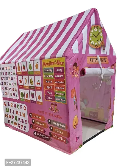 Playhouses Tent For Kids Jumbo Size Extremely Light Weight Abcd Learning Toys Play Tent House for 3-8 Year Old Girls and Boys-thumb0