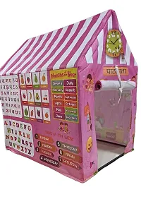 Playhouses Tent For Kids Outdoor And Indoor  with English | Alphabet, Numbers, Animal Names | Kids Learning Toys Play Tent House for 3-8 Year Old Girls and Boys-thumb1