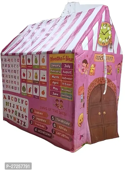 Colorfull and Extremely Light Weight Indoor and Outdoor Alphabet, Numbers, Animal Names   Tent House for 3-13 Year Old Kids GirlsBoys-thumb0