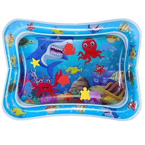 Teri Beri Baby Kids Water Play Mat Toys Inflatable Tummy Time Leakproof Water Play Mat, Fun Activity Play Center Indoor and Outdoor Water Play Mat for Baby (Regular) (Baby Play Mat)