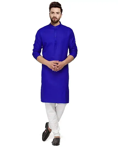 Hot Selling Cotton Blend Kurtas For Men 