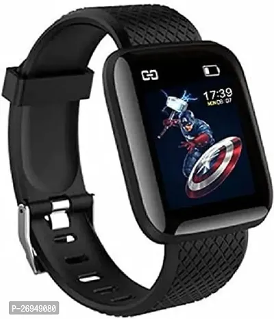 ID116 SMARTWATCH WITH Step and Calorie Counter, Distance Measure, OLED Touchscreen for Men/Women