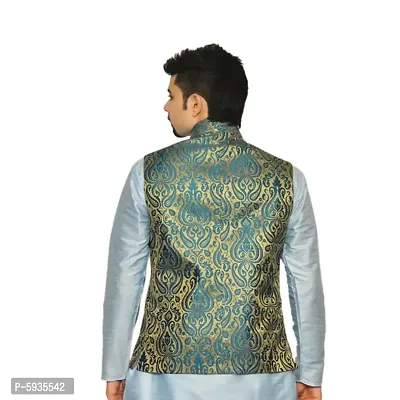 Traditional Silk Blend Ethnic Jacket-thumb2