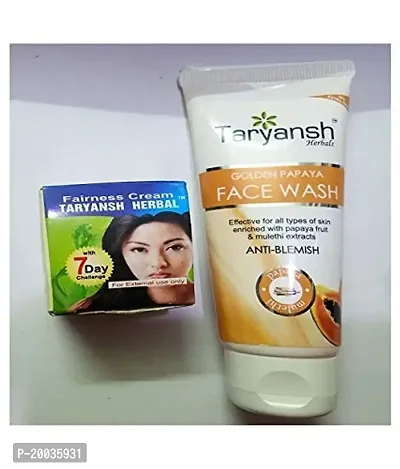 Taryansh Herbal Fairness Cream with Papaya Face Wash Night Cream 100 gm