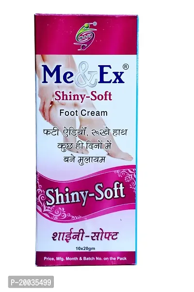 Me  Ex Herbal Shiny Soft Feet Cream with Aloe Vera for Rough, Dry and Cracked Heel 20gm each (Pack of 10)