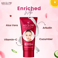 Meglow Skincare Combo Pack of 3-Aloevera Gel(2)125ml Each with Aloevera and Cucumber Extracts|Fairness cream for Women (50g) Enriched with Vitamin E|Paraben Free,for Nourishing  soothing-thumb4