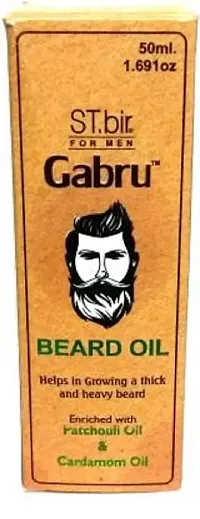 St. Bir Gabru Beard Growth Oil Patchouli  Cardamom Oil (50ml)