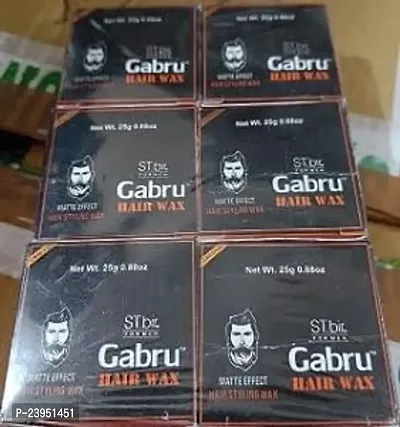 ST.bir Matte Effect Gabru Hair Wax (25 gms) pack of 6