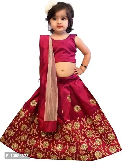 AVANI FEB KIDS READYMADE LEHENGA CHOLI (3-4 Years, Purple)