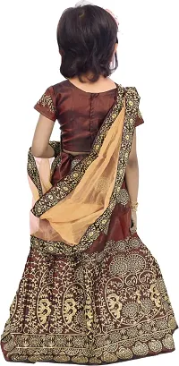 AVANI FEB KIDS LEHENGA CHOLI 2-5 (3-4 Years, Maroon)-thumb1