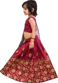 AVANI FEB KIDS READYMADE LEHENGA CHOLI (3-4 Years, Purple)-thumb2