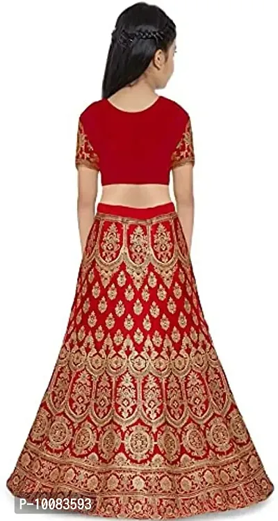 AVANI FEB KIDS LEHENGA CHOLI (12-13 Years, Red)-thumb2