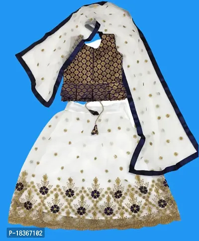 Girls Lehenga Choli Ethnic Wear Embellished Lehenga