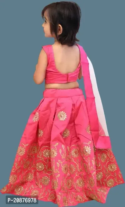 Kids Lehenga Choli Dupatta Set-thumb2