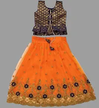 Kids Lehenga Choli Dupatta Set-thumb1