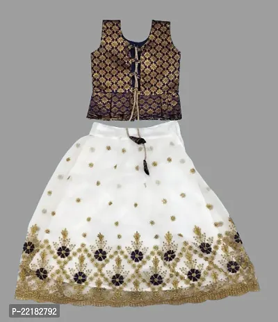 Kids Lehenga Choli Dupatta Set-thumb2