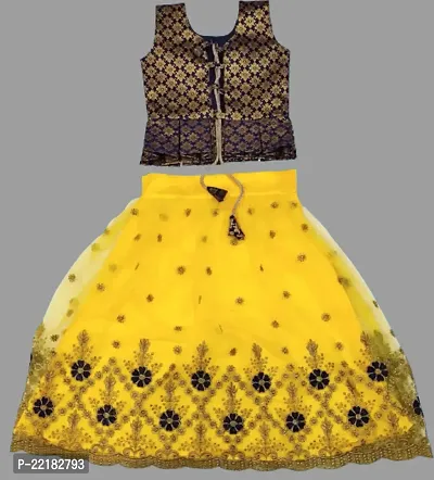 Kids Lehenga Choli Dupatta Set-thumb2