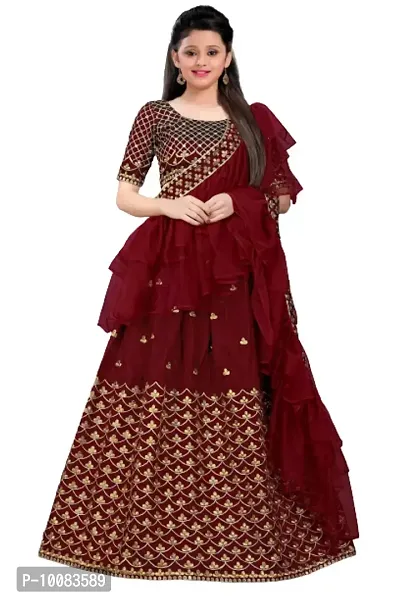 AVANI FEB SEMI STITCHED KIDS LEHENGA CHOLI