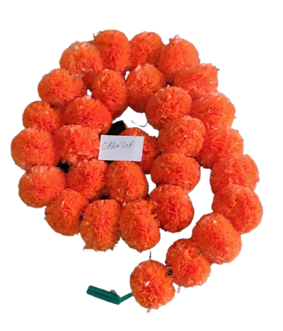 Pack of 5- Artificial Fluffy Garlands For Diwali Navratri Ganesh Chaturthi Decoration