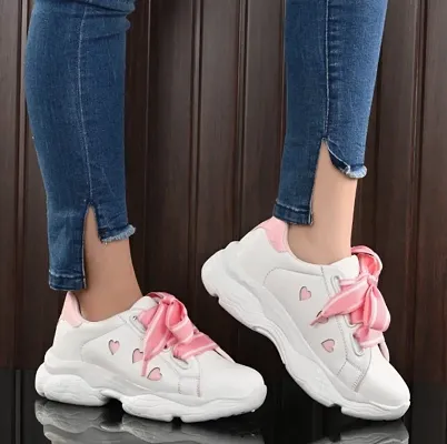 Women Synthetic Leather Casual Shoes